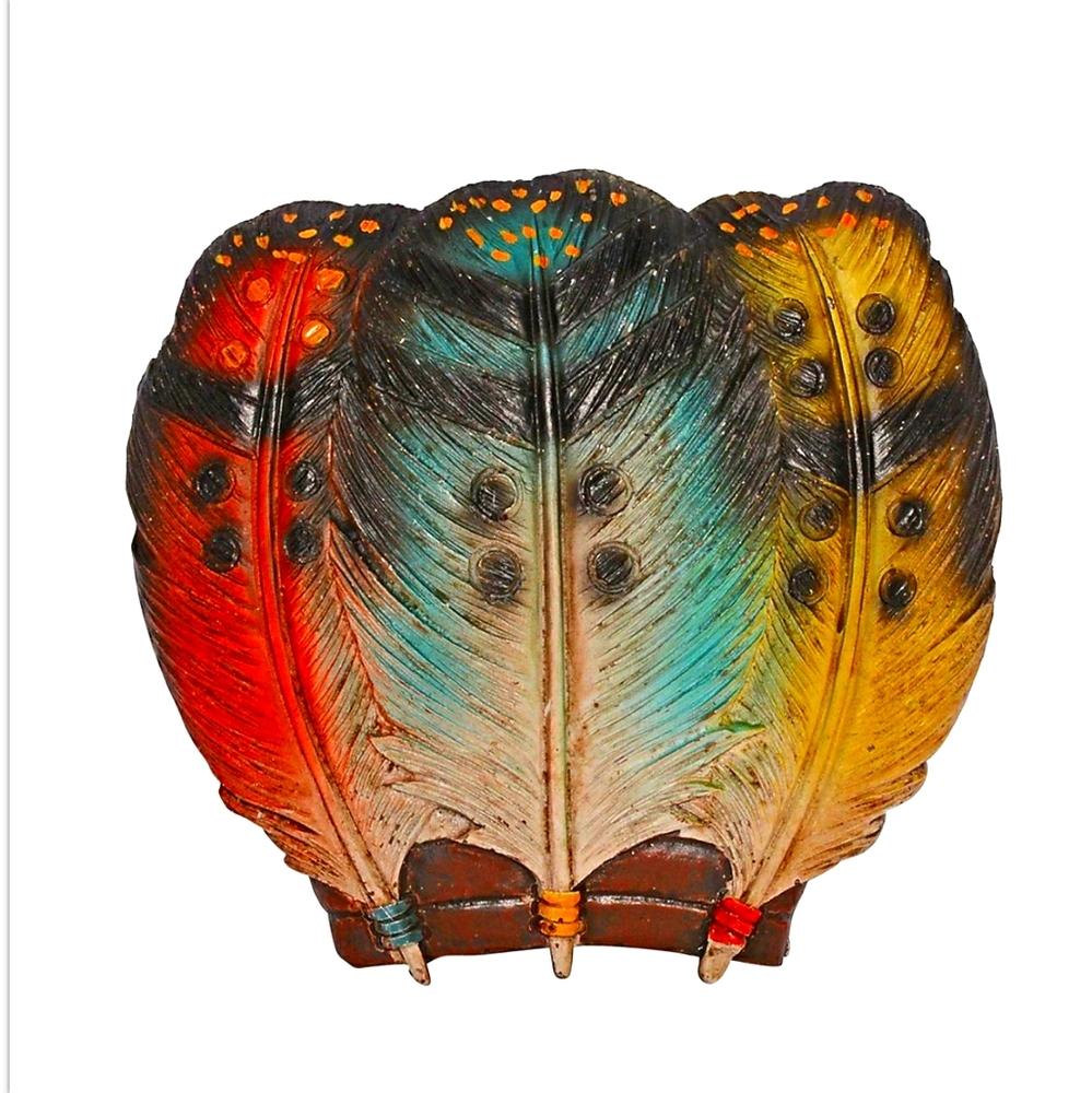 Western Triple Feather Night Light